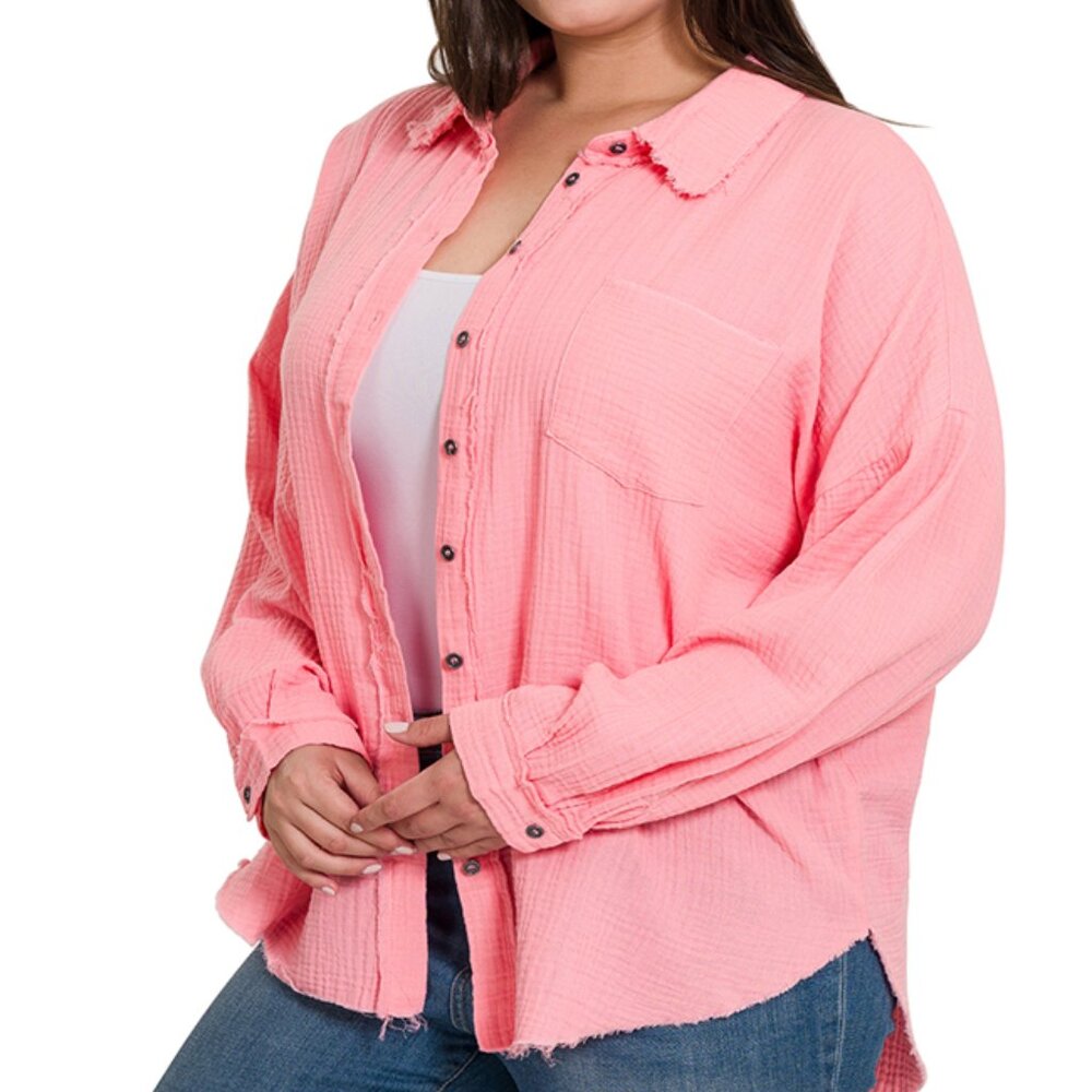Raw Edge Shirt